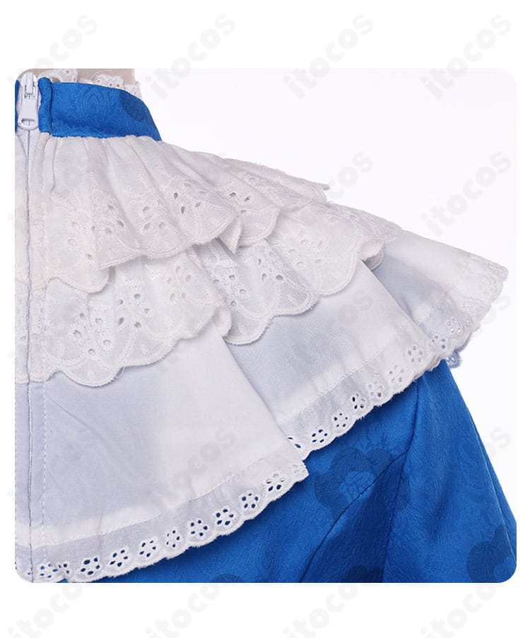 第五人格 彫刻師（ガラテア）コスプレ衣装 背面披肩装飾の近接ディテール