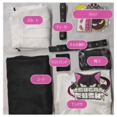 杏山カズサ シュガーラッシュ衣装｜高再現で動きやすいセット、撮影・イベントに最適 - 4枚目の画像（サムネイル）