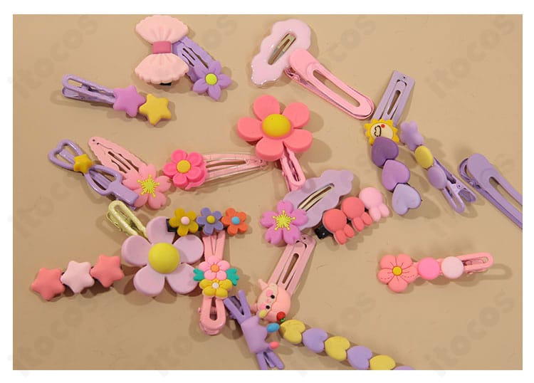 髪飾り（発夹）のディテール。ウィラ・ナイエル用ヘアアクセサリーの近接写真