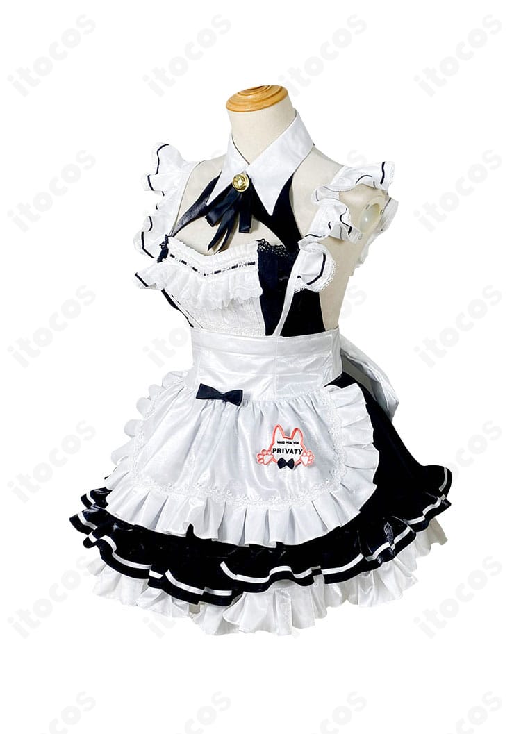 プリバティ コスプレ衣装の側面シルエットとフィット感が分かる角度