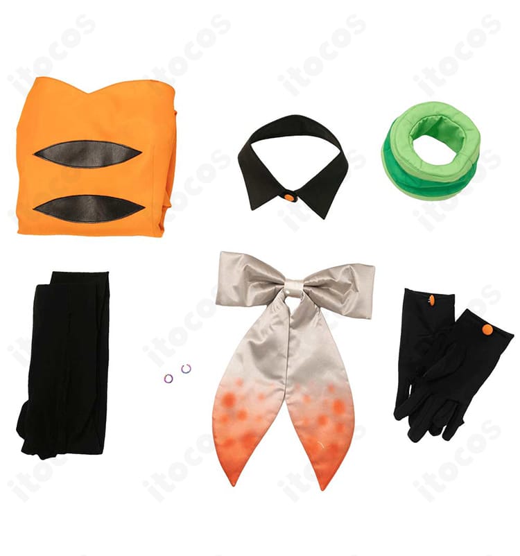 スプラトゥーン3 ホタル ハロウィンVer.衣装のセット内容一覧｜ワンピース・小物・タイツ