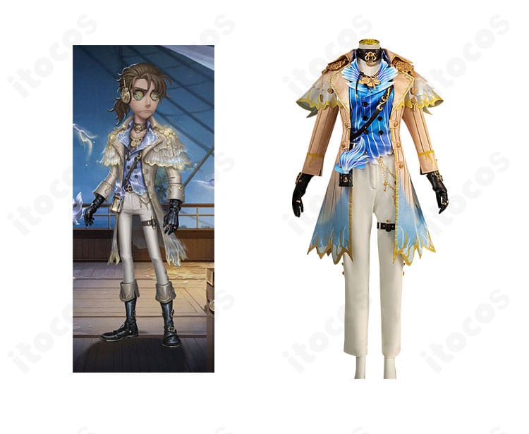 Identity V 第五人格 傭兵 ナワーブ・サベダー 驚異の部屋衣装の比較画像。キャラクター造形と衣装ディテールを高再現で検証可能。