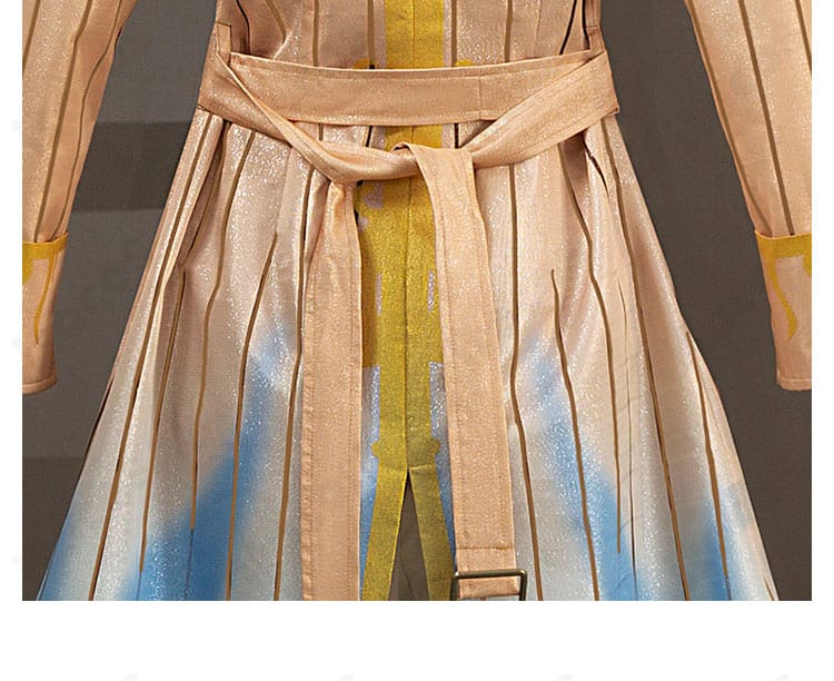 背面腰飾りの詳細画像。位置と固定方法が分かる仕様説明に適したカット。