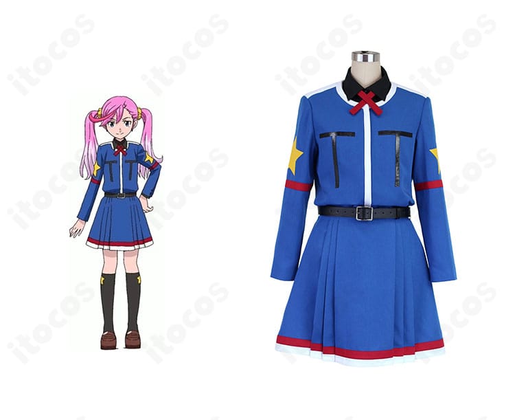 デジモンユニバース アプリモンスターズ 花嵐エリのコスプレ衣装一式とキャラクター再現ポイントの詳細画像