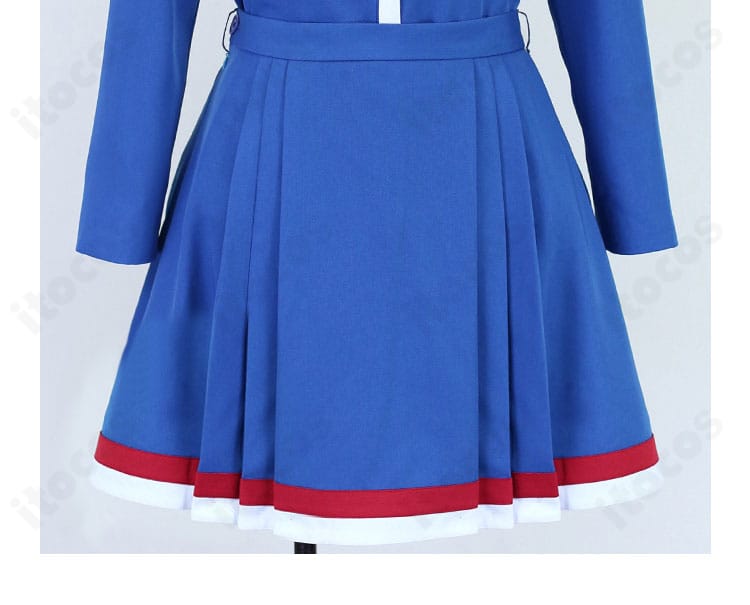 花嵐エリ コスプレ衣装 スカートの装飾。切替ラインと裾の広がりが分かるアップ