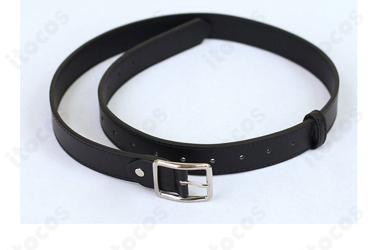 花嵐エリ コスプレ衣装 ウエストベルトのテクスチャーとステッチの近接写真