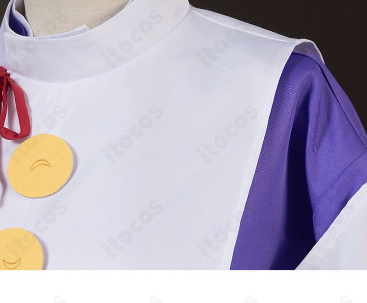 北条時行コスプレ衣装の肩〜袖パーツの装飾ディテール。縫製ラインと切り替えが強調。