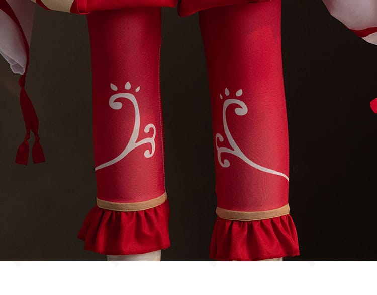 北条時行コスプレ衣装のズボン裾ディテール。ラインの美しさと足元のまとまり。