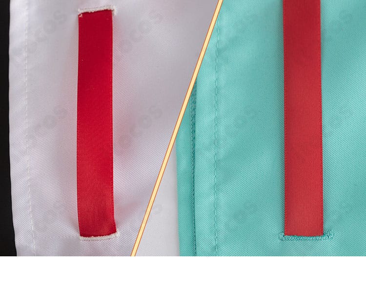 細いリボン装飾のアップカット。結びの形とアクセントカラーを忠実再現。