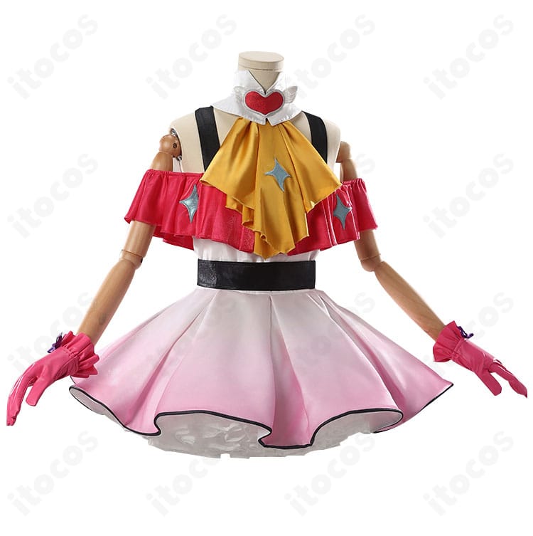 【推しの子】星野アイ コスプレ衣装の背面全身。ベルト位置や後ろ姿のラインが確認できる画像