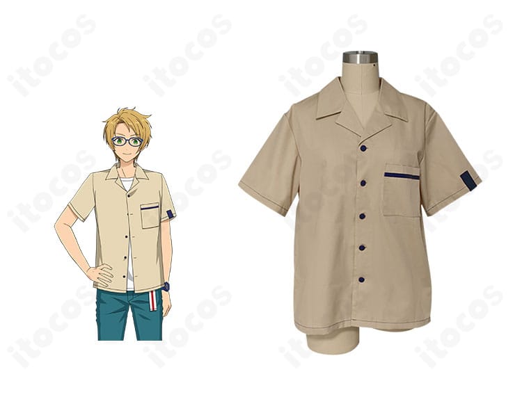 遊木 真の私服（春～夏）コスプレ衣装 正面。あんさんぶるスターズ！の爽やかな日常感を高再現したITOCOS製