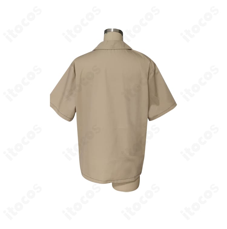 遊木 真 私服（春～夏）コスプレ衣装 背面。清潔感のあるバックスタイルまで丁寧に再現