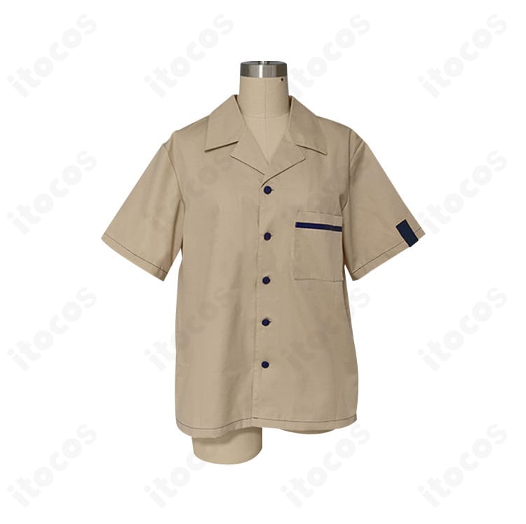 遊木 真 私服（春～夏）コスプレ衣装 正面アップ。シンプルでおしゃれな配色とシルエットが映えるデザイン