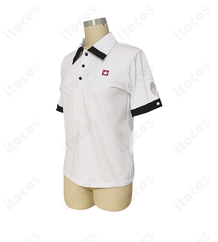 紫之創 私服（春～夏）コスプレ衣装の側面カット。動きやすさと快適なフィット感を示す画像