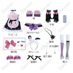 にじさんじ マリア・マリオネット 新メイド衣装。高再現で可憐、撮影やイベントに最適 - 4枚目の画像（サムネイル）