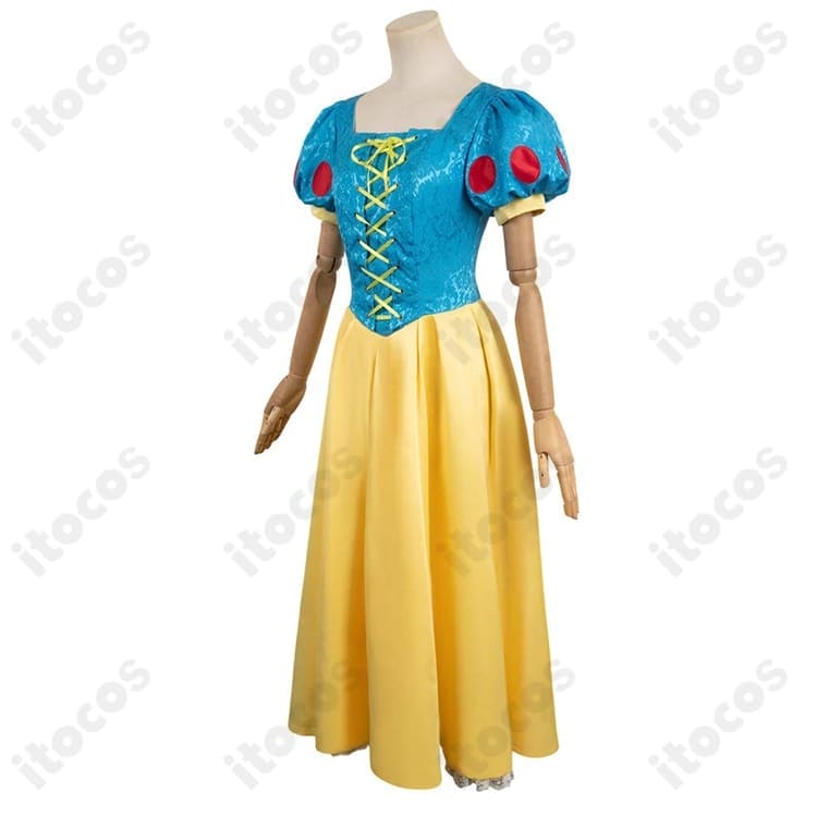 白雪姫 クラシックドレス コスプレ衣装｜高再現の色設計と上品シルエットで撮影映え - 3枚目の画像