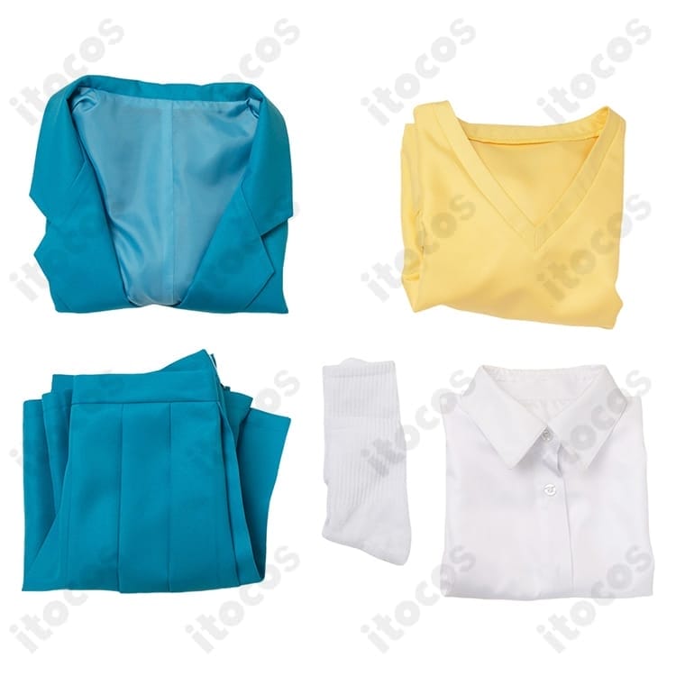 アオのハコ 鹿野千夏 冬制服コスプレ衣装｜清楚シルエットで高再現、撮影・イベントに最適 - 6枚目の画像