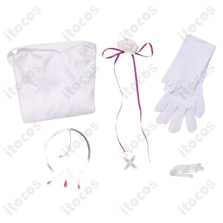 エミリア白いワンピースを高再現。軽やかな着心地で撮影会・イベントに映えるコスプレ衣装 - 6枚目の画像