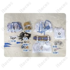 恋と深空 セイヤ 月影ハンター衣装 高再現セット。軽やかな着用感でイベント・撮影に最適 - 6枚目の画像（サムネイル）