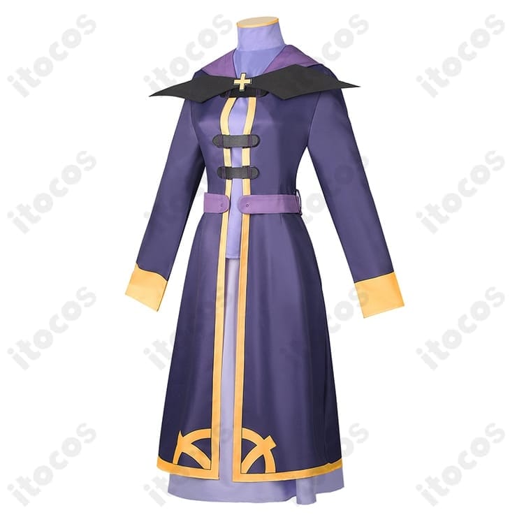 このすば ウィズ 通常衣装コスプレ 高再現で撮影もイベントも映える一着 - 2枚目の画像