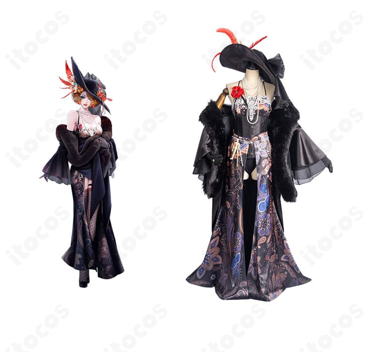 無期迷途 パール夫人のコスプレ衣装を高精度で再現したフルセット全体像