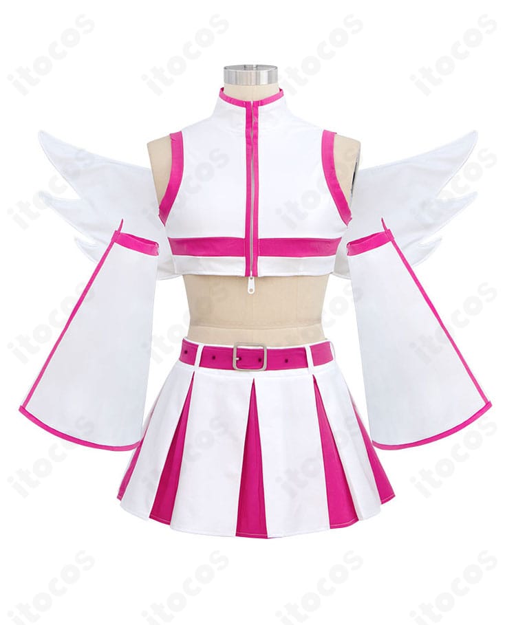 2.5次元の誘惑 天乃リリサ リリエル衣装の正面全体像。清楚な配色と装飾が映えるデザイン