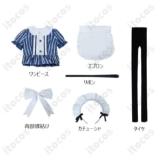 女神のカフェテラス 千代田莉々歌 メイド服｜高再現ディテールと軽やかな着用感でイベント・撮影に最適 - 6枚目の画像（サムネイル）