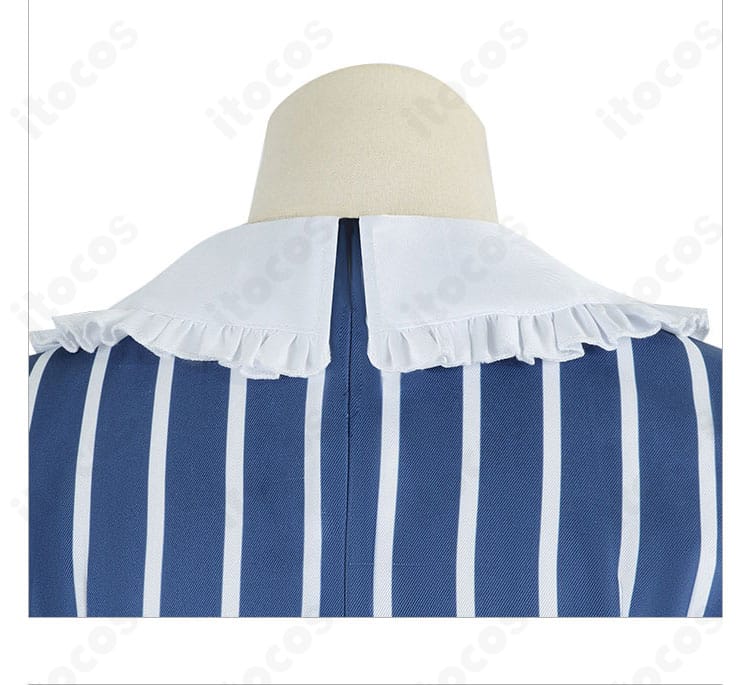 千代田莉々歌 メイド服 背面ヨークとリボンのディテール。装飾バランスが美しい構成