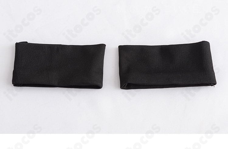 リストバンドのディテール。配色と幅、着用時のアクセント効果が分かる画像