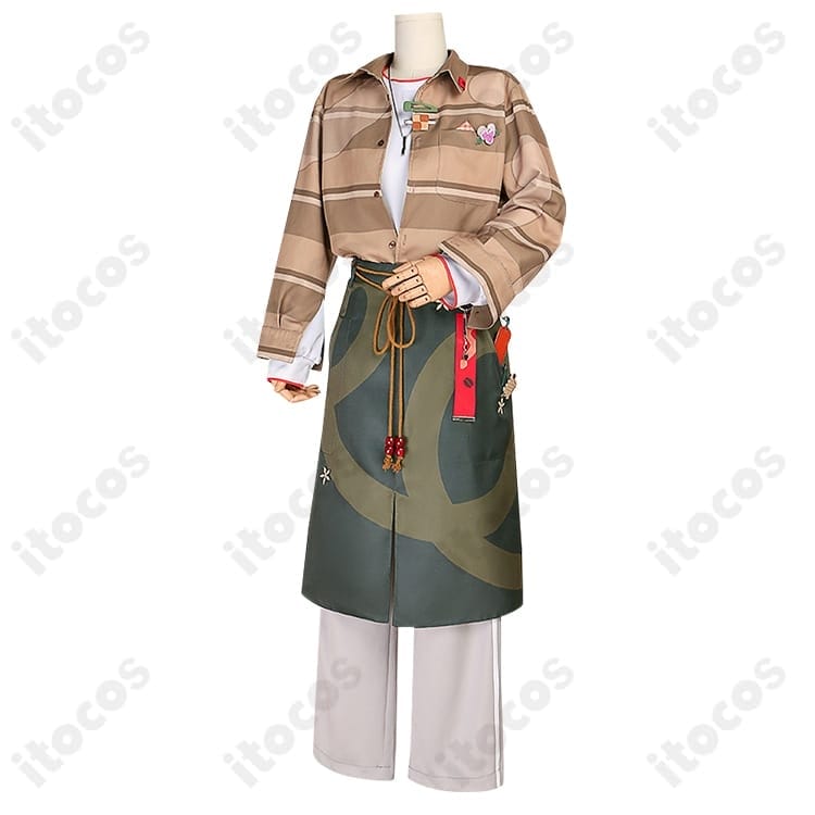 プロジェクトセカイ 青柳冬弥 エイプリルフール探検隊コスプレ 高再現で撮影映え・快適着用 - 2枚目の画像