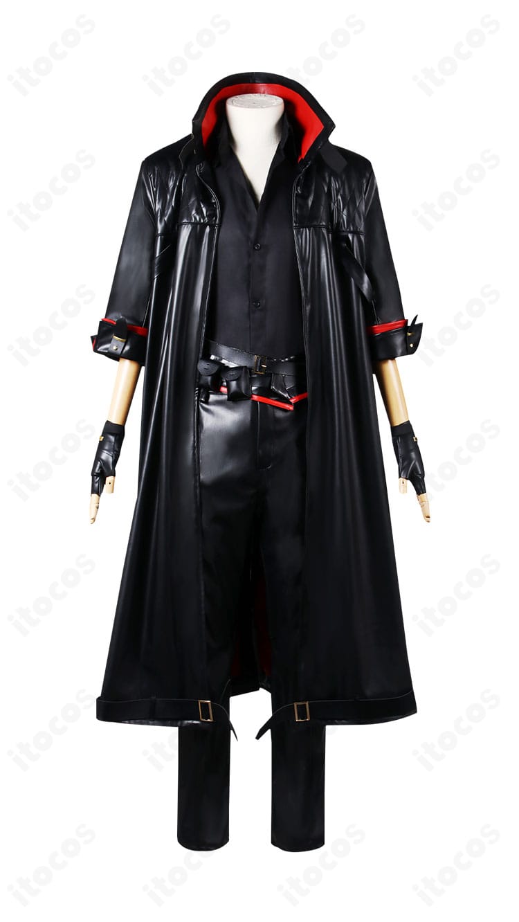 無期迷途 ドナルド コスプレ衣装の正面全景。コートのラインと胸元ディテール、ベルト位置が分かる撮影。