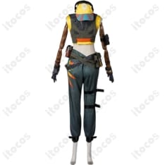 ヴァロラント レイズ 標準コスプレ衣装。アクセサリー完備で高再現、撮影・イベントに最適 - 4枚目の画像（サムネイル）