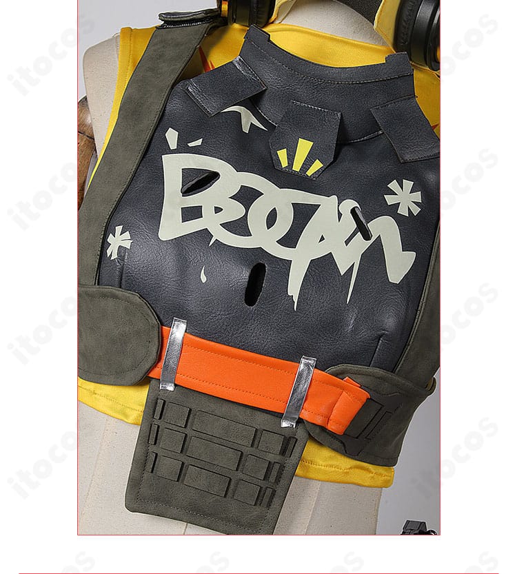 レイズ衣装の上着（鎧パーツ相当）の装飾ディテール