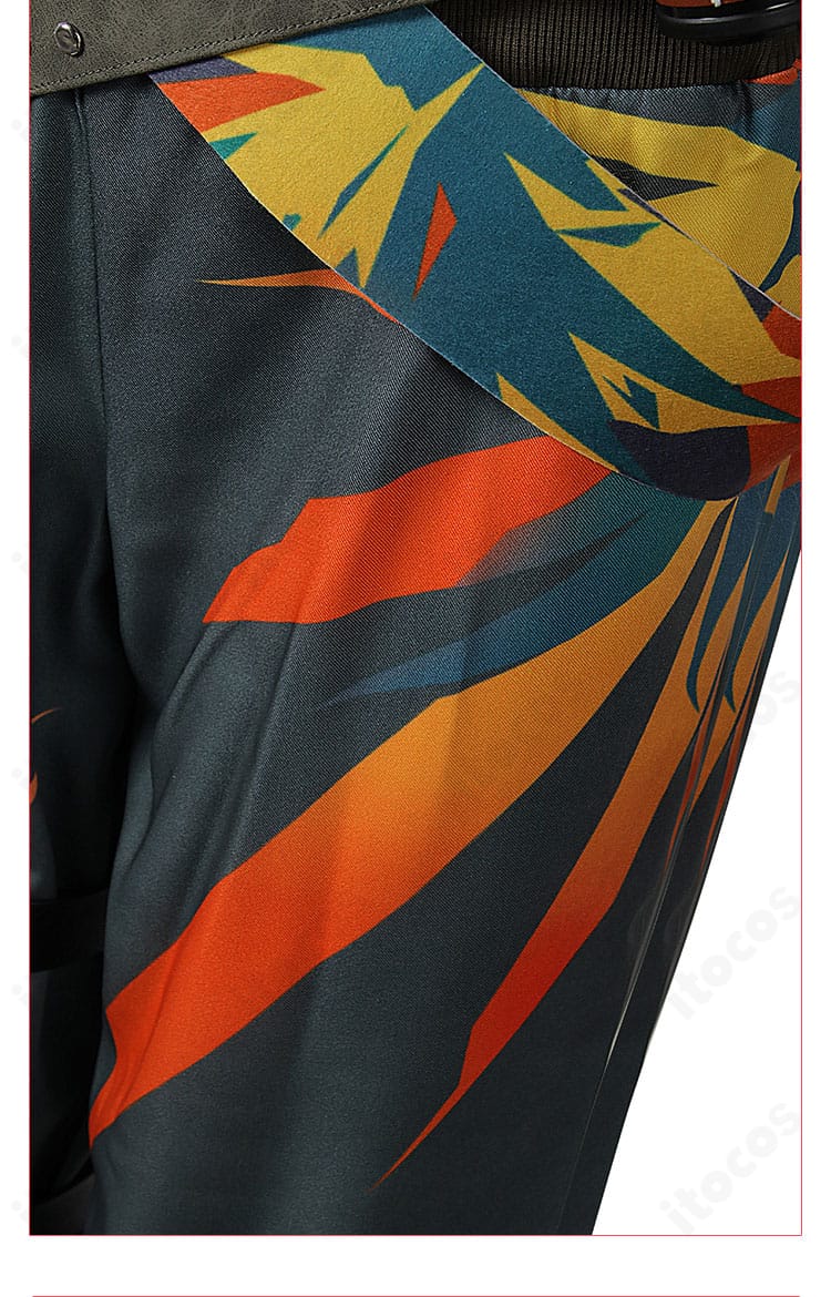 レイズ衣装のパンツに施された装飾・パネル切り替え詳細