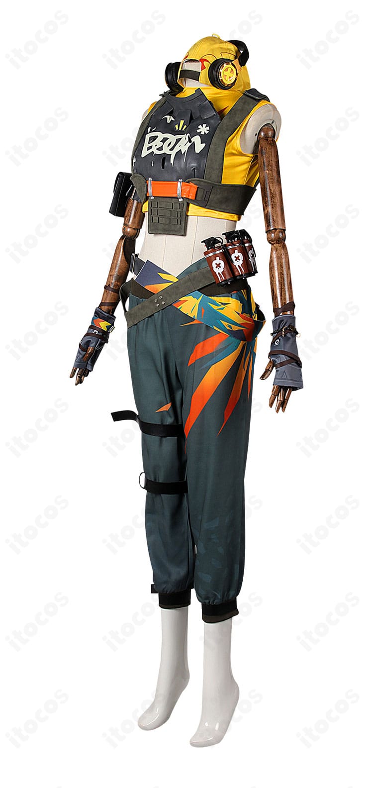 レイズ標準コスプレ衣装の左側面ディテール