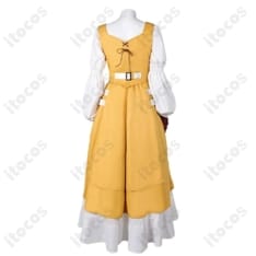 FFVII エアリス・ゲインズブール 通常衣装コスプレ｜高再現で映える、軽やかな着心地 - 4枚目の画像（サムネイル）