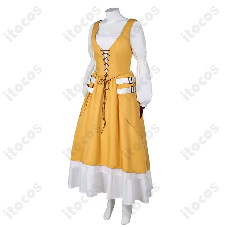 FFVII エアリス・ゲインズブール 通常衣装コスプレ｜高再現で映える、軽やかな着心地 - 3枚目の画像