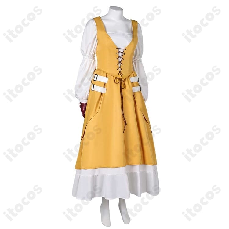 FFVII エアリス・ゲインズブール 通常衣装コスプレ｜高再現で映える、軽やかな着心地 - 2枚目の画像