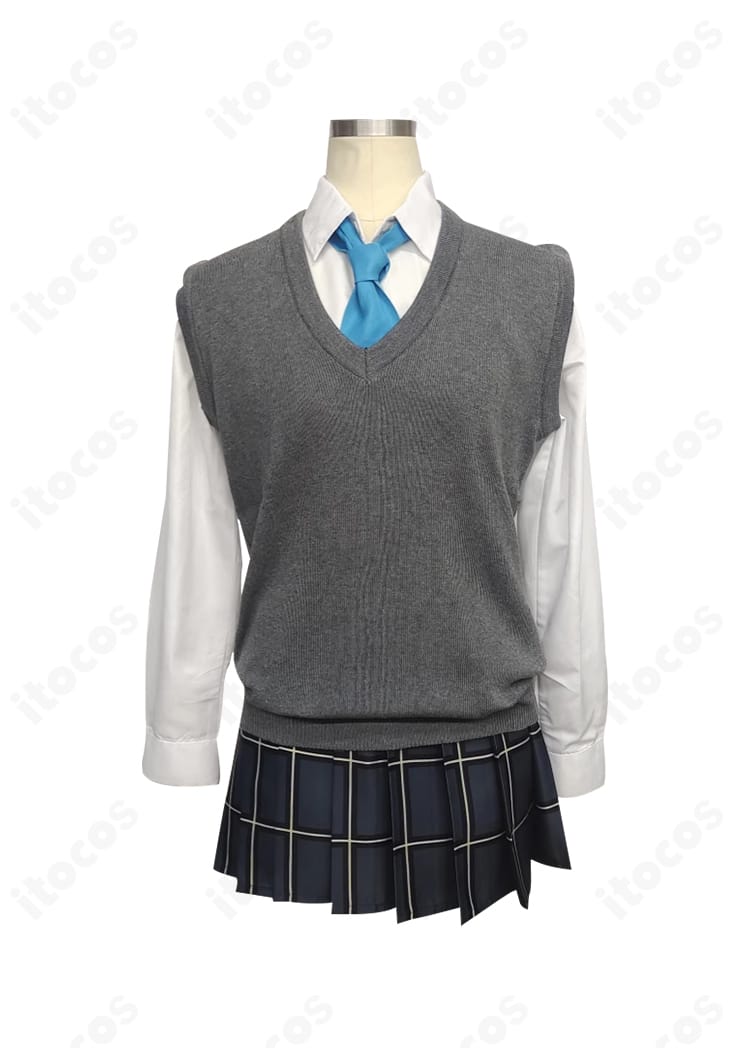 小鳥遊ホシノ 2年生制服コスプレ衣装の内側ディテール。裏地処理や縫製、留め具位置が分かる写真