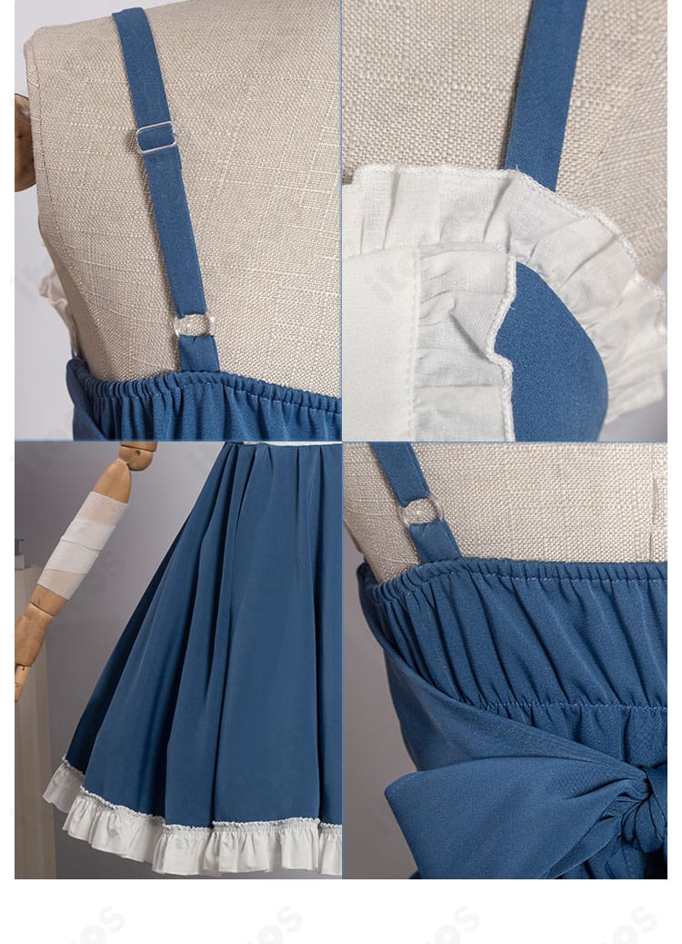 ワンピース全体の装飾ディテールまとめ。リアルな意匠と作りの良さを示す接写画像