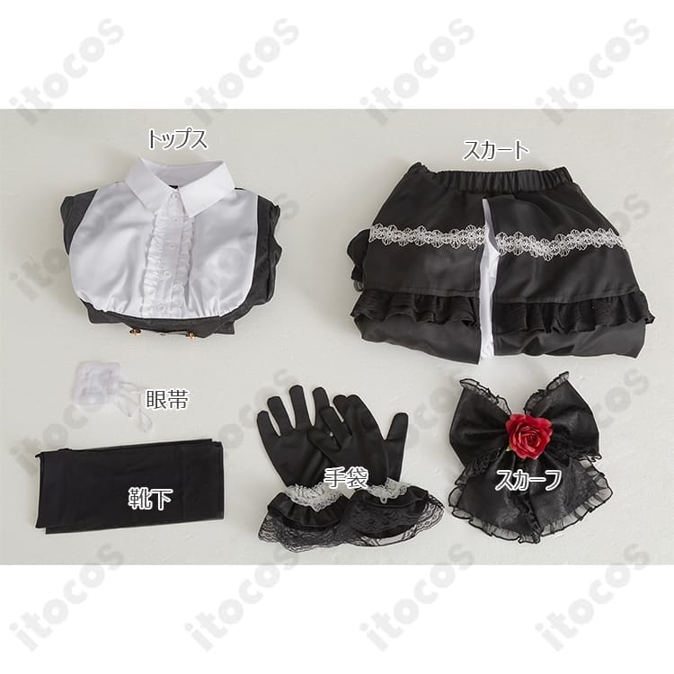 時崎狂三 コスプレ衣装｜デート・ア・ライブIII 高再現セットで撮影・イベントに最適 - 5枚目の画像