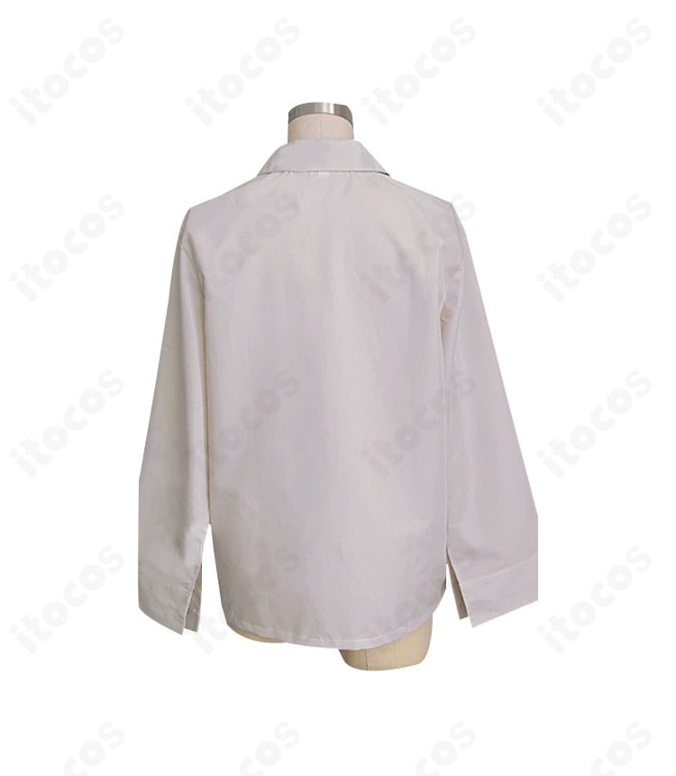 朔間凛月 私服（春〜夏）コスプレ衣装の背面デザイン。後ろ姿のラインや装飾配置が分かる画像。