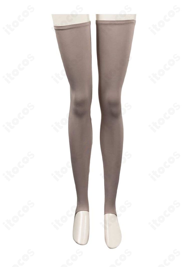 ダンダダン 綾瀬星子 コスプレ衣装のパンスト（付属靴下）正面。均一な編みと美しいシルエットが特徴。