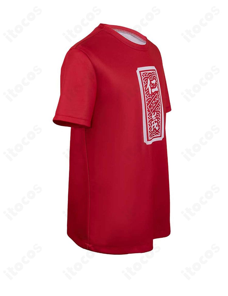 井芹仁菜 ライブ衣装Tシャツの右側面。サイドのシルエットと縫製の整いを確認できる画像。