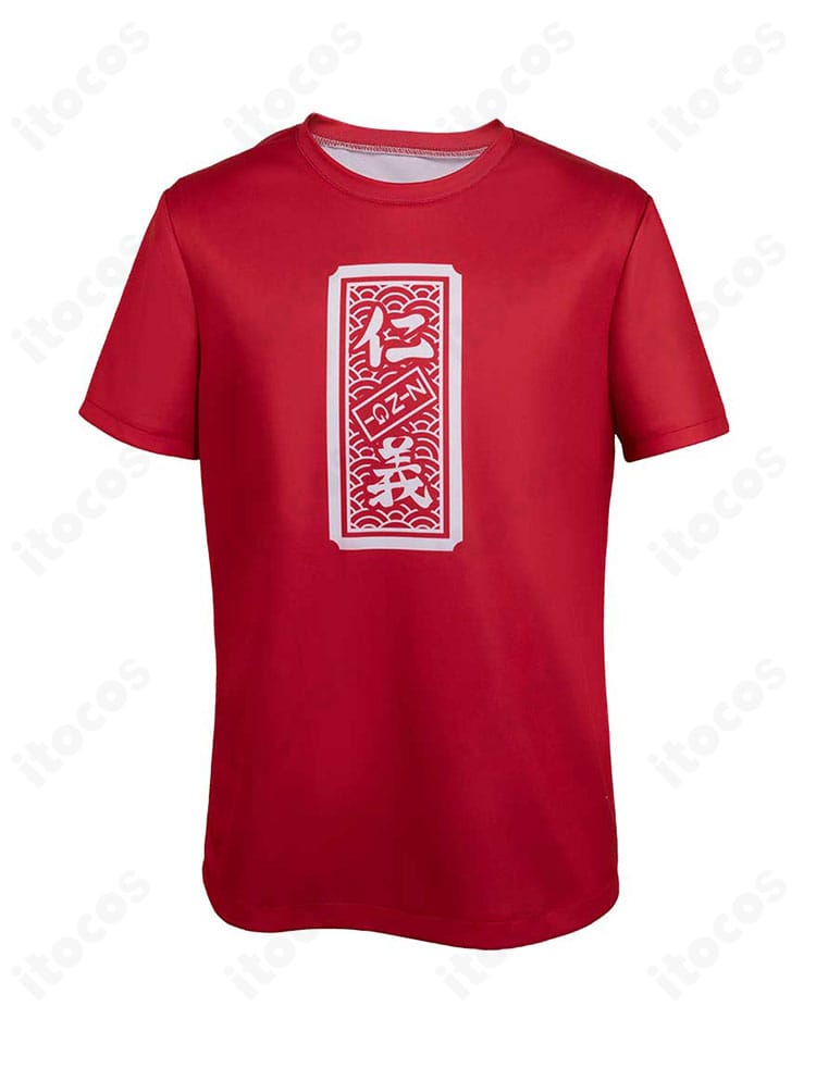 井芹仁菜 ライブ衣装Tシャツの正面全体像。胸元の図案とシルエットが分かる写真。