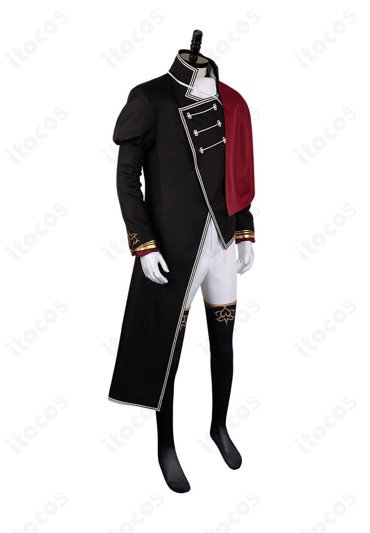 右側ディテール｜袖口とコルセットベルトの配置が確認できるゲルハルト・フラ衣装