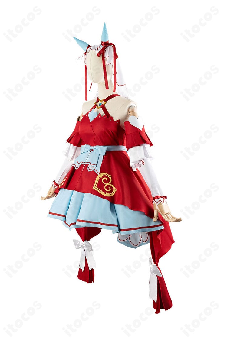 スティルインラブ 勝負服コスプレ左側面。発色の良さと丁寧な縫製が際立つサイドシルエット。