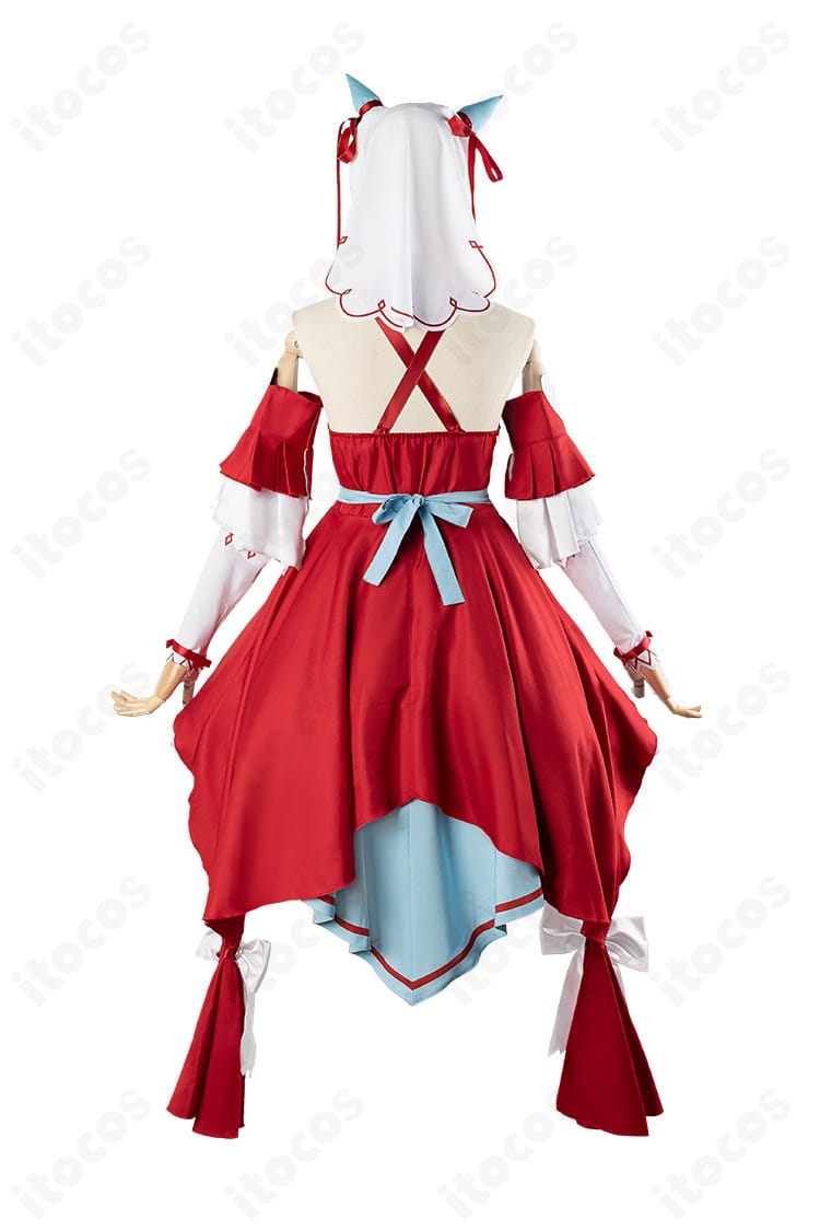 スティルインラブ 勝負服コスプレ背面。背面デザインとシルエットの再現性が分かる全体画像。