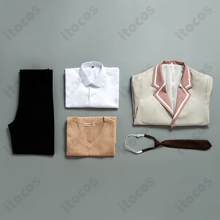 久世政近 学園制服コスプレ｜高再現ブレザーセットでイベントも撮影も快適に - 4枚目の画像