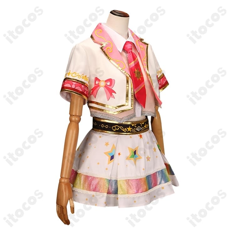 星宮いちご ヒラリ/ヒトリ/キラリ衣装 高再現コスプレ。通気快適で撮影・イベントに最適 - 2枚目の画像